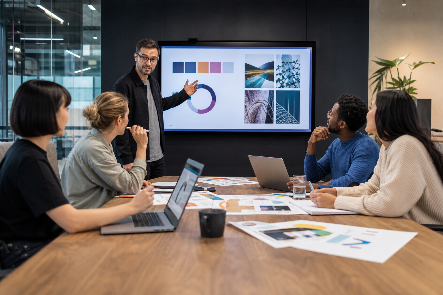 Brand strategy meeting