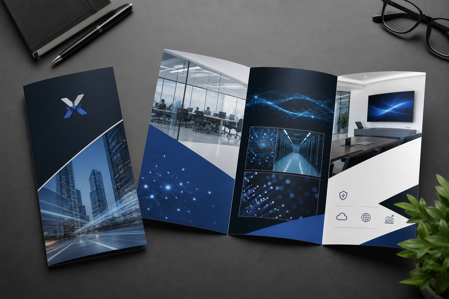 Nexora Technologies brochure design